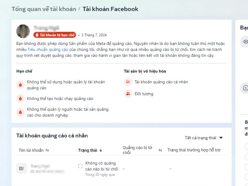 chất lượng tài khoản