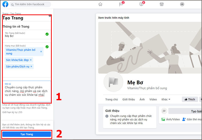 cách tạo blog cá nhân trên Facebook