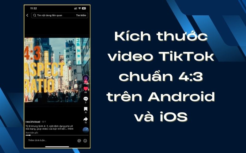 kích thước video TikTok